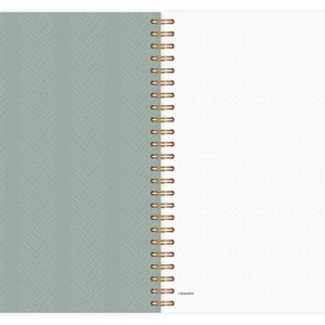 Notizblock A5 Chevrons Tower Grey Notizbuch Notizheft Schreibblock Notizbücher Schreibheft notebook Bild 6