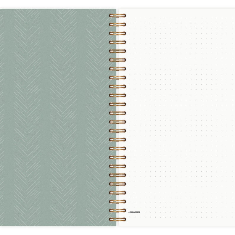 Notizblock A5 Chevrons Tower Grey Notizbuch Notizheft Schreibblock Notizbücher Schreibheft notebook Bild 6