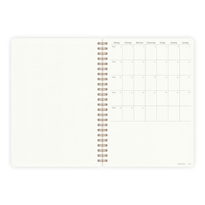 Calendar A5 2024 Horizontal or Vertical Layout Ruled or Dot Grid image 2