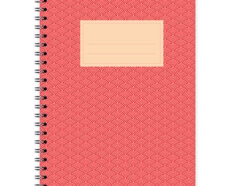 Cuaderno A5 - Patrón japonés No. 2