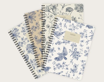 Set of 4 Notebooks A5 – Nature Patterns