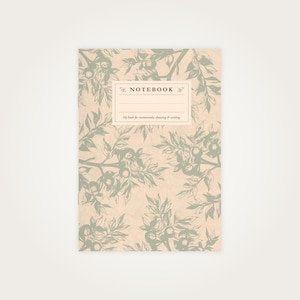 Notebook Stapled A5 | Branches Pattern