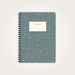 Notebook A5 | Grey Speckles Pattern