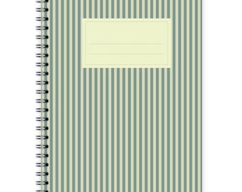 Cuaderno A5 - Patrón de rayas