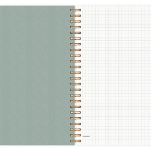 Notizblock A5 Chevrons Tower Grey Notizbuch Notizheft Schreibblock Notizbücher Schreibheft notebook Bild 4