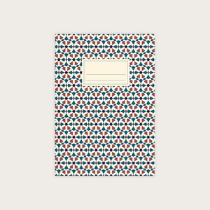 Notebook Stapled A6 Moroccan 7 journal note pad memo image 1