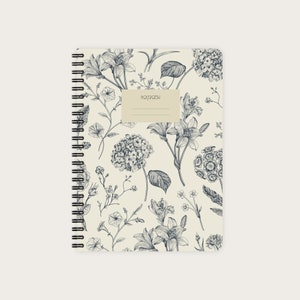 Notebook A5 Flowers Pattern image 1