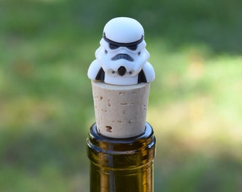 Stormtrooper Wine Bottle Stopper Star Wars Bust