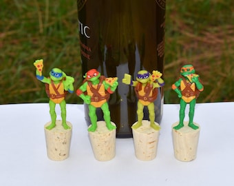 Teenage Mutant Ninja Turtles Wine Bottle Stopper,  TMNT