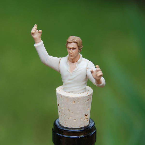 Han Solo Wine Bottle Stopper Star Wars Moveable