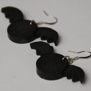 Bat Earrings Wine Cork