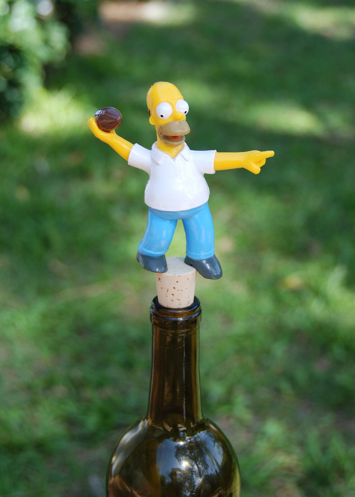 Homer Wine Bottle Stopper The Simpsons Etsy