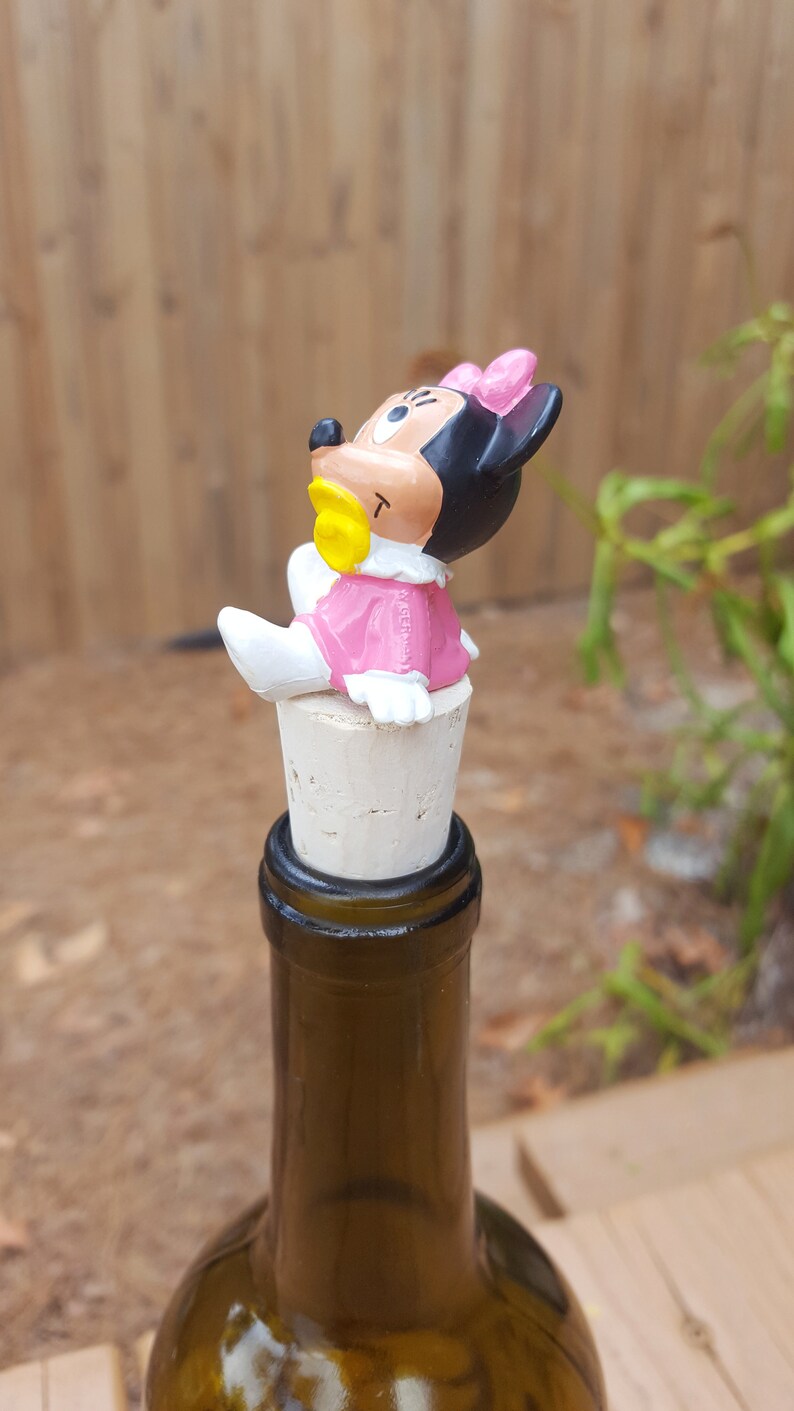 Minnie Mouse Wine Bottle Stoppers Disney Baby Etsy