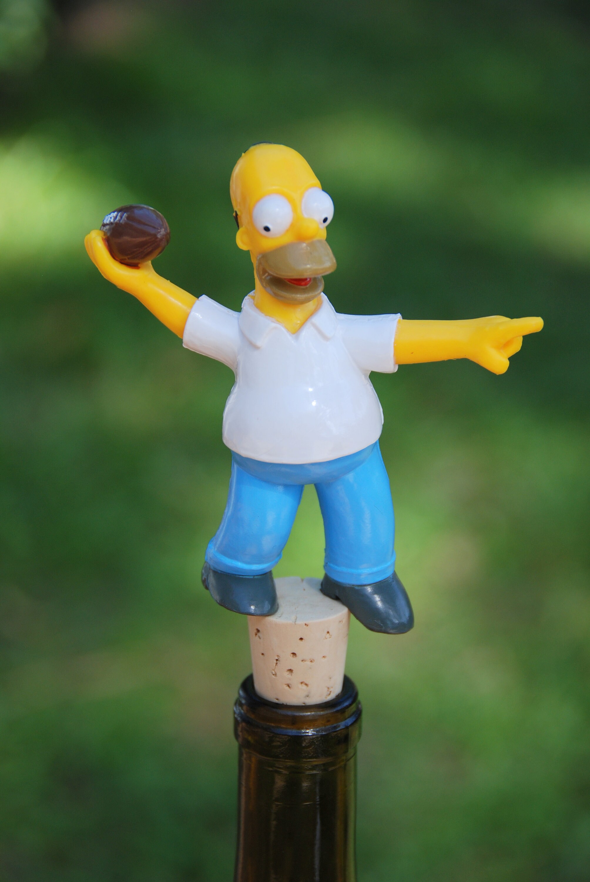 Homer Wine Bottle Stopper The Simpsons Etsy