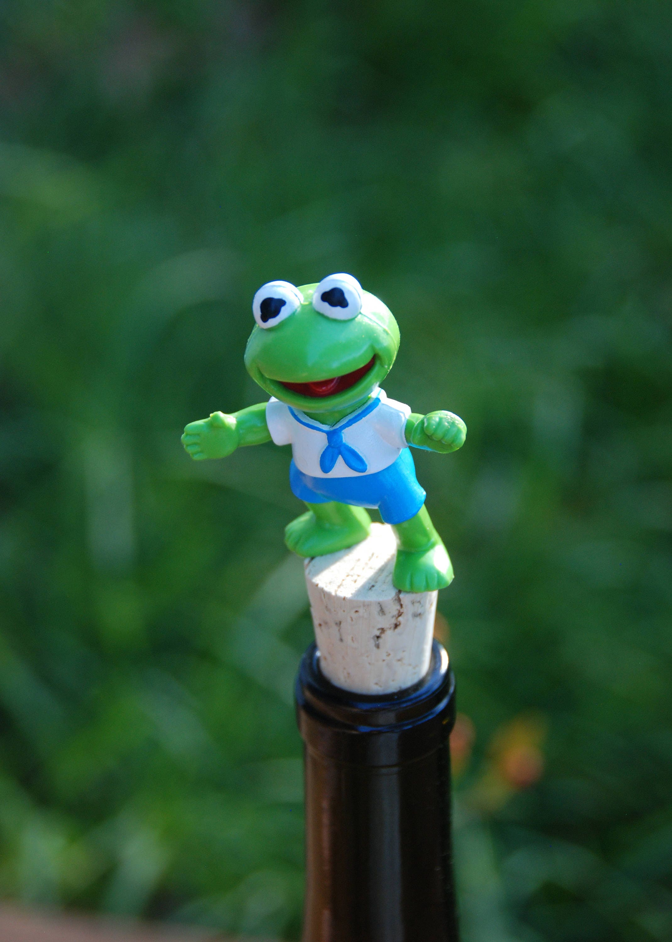 Kermit the Frog Wine Bottle Stopper Baby Etsy