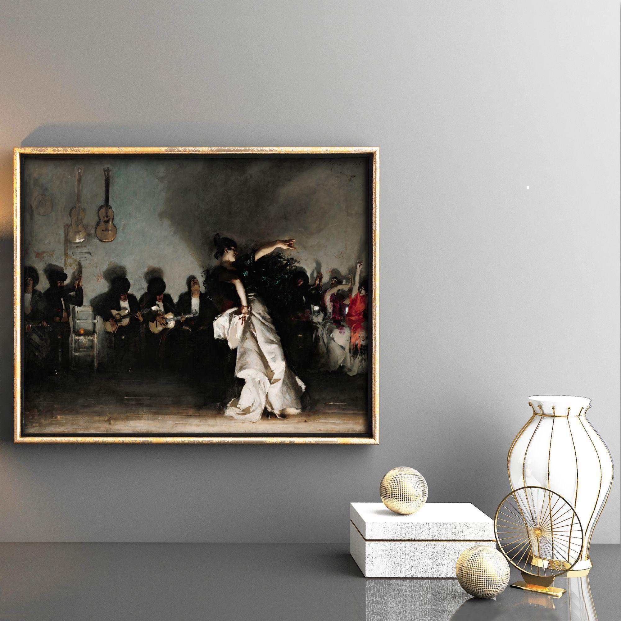 El Jaleo John Singer Sargent Print - Vintage Romani Dance Painting
