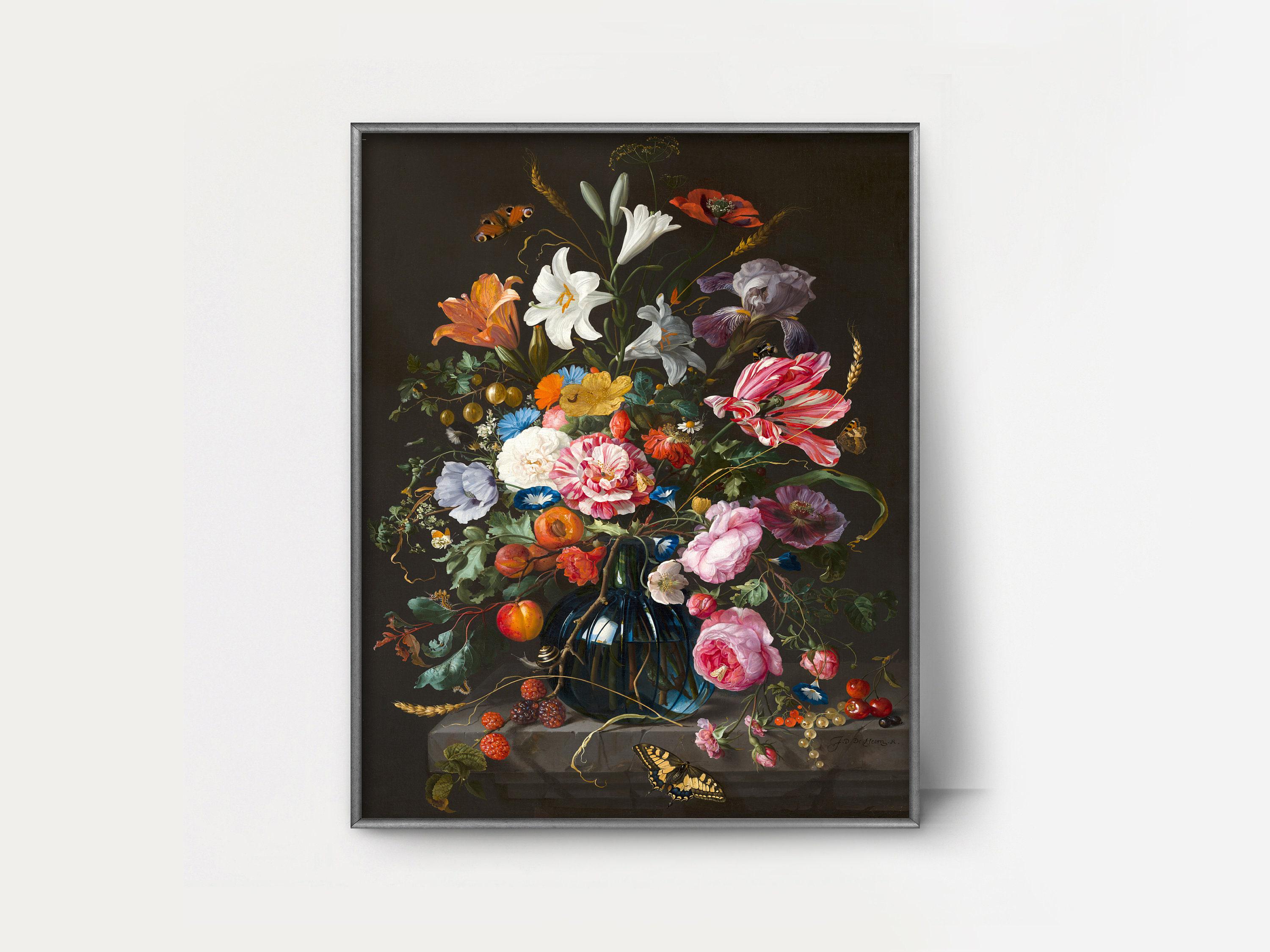 Vase of Flowers Floral Still Life - Dutch Flower Painting