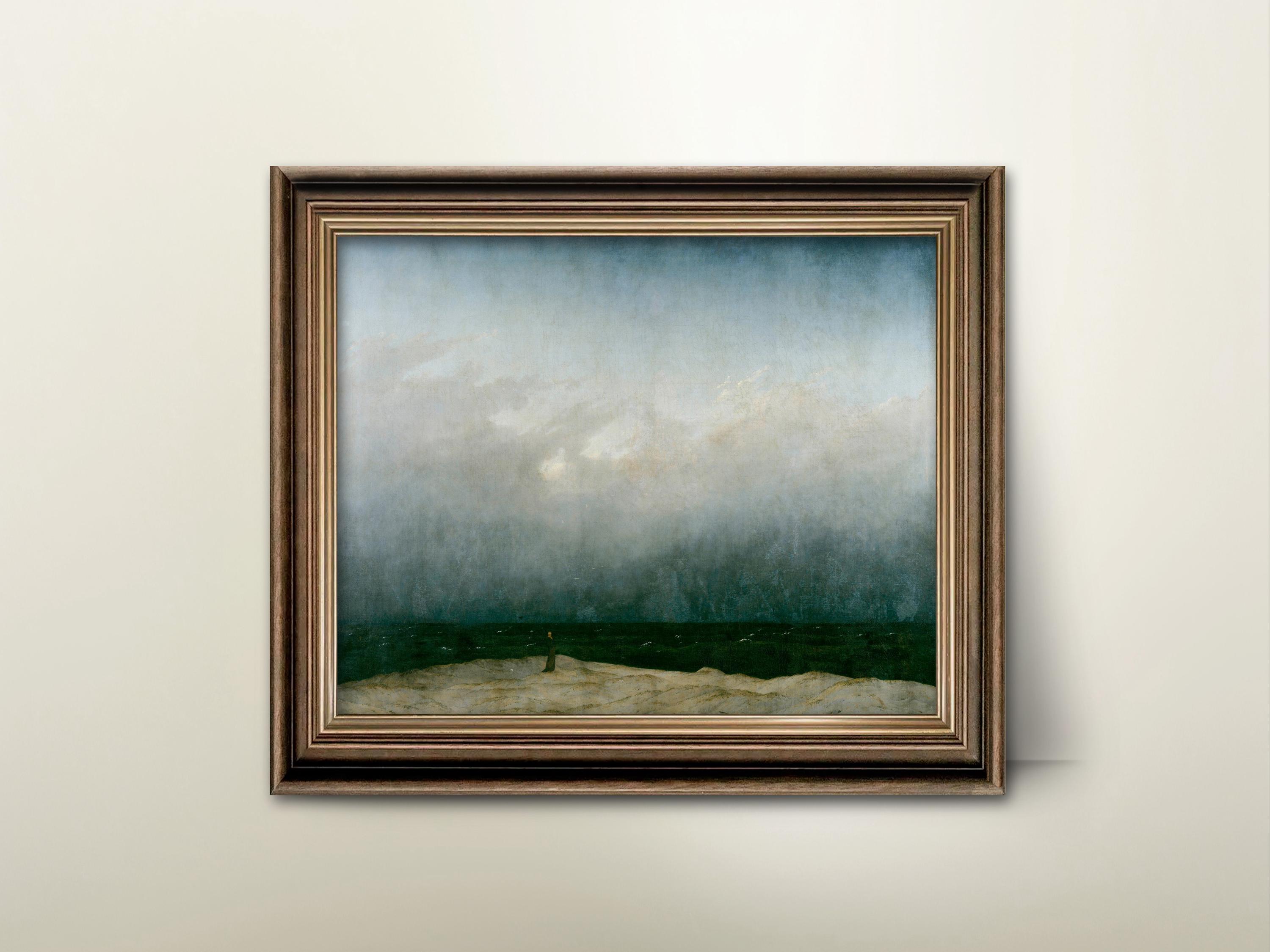 Caspar David Friedrich Download - Monk by Sea Print