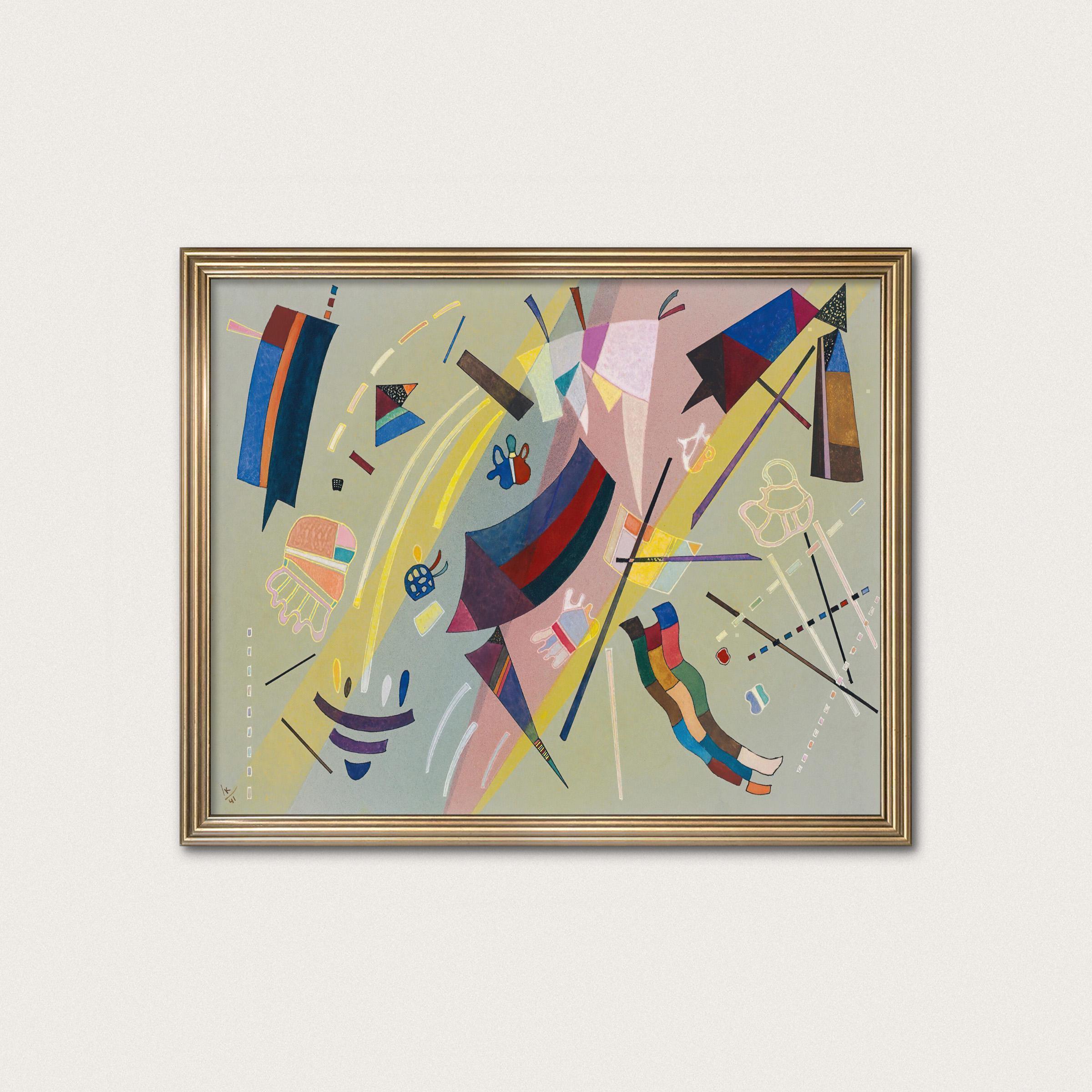 Soleil — Wassily Kandinsky, 1941. Green Abstract Art Print