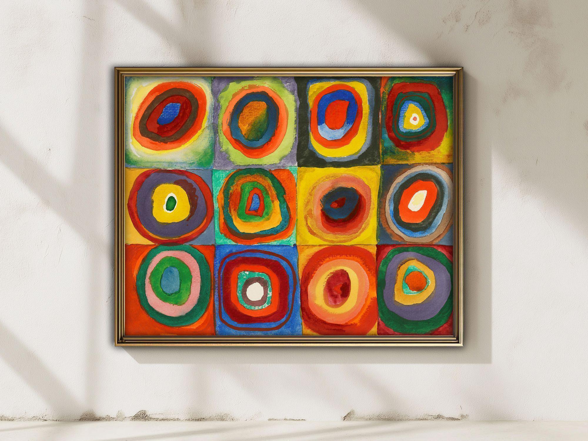 Radiant Concentric Abstract | Cosmic Modern Living Room Art