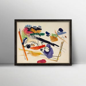 Untitled Kandinsky Print PRINTABLE - vintage abstract art, modern art painting