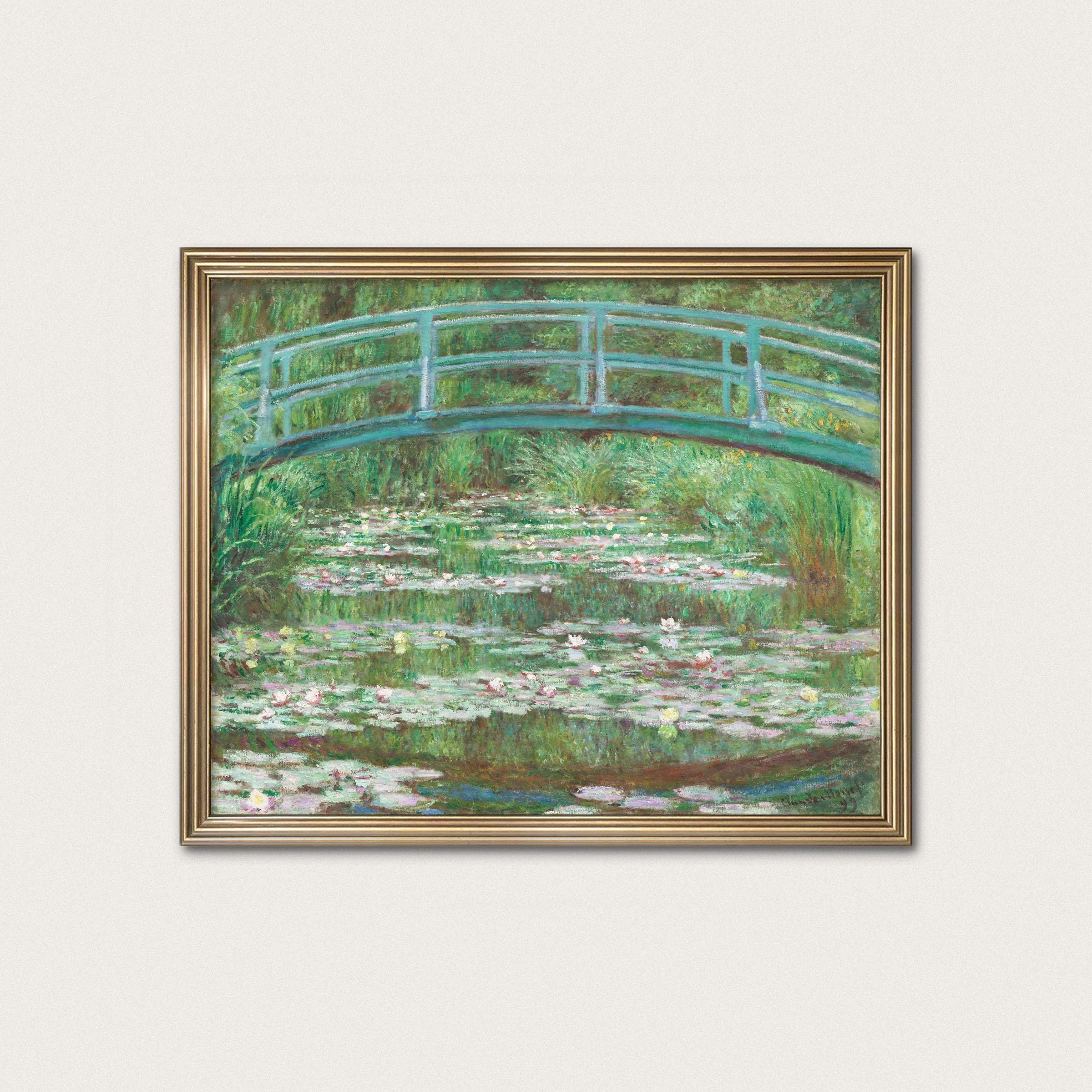 Japanese footbridge monet - Etsy 日本