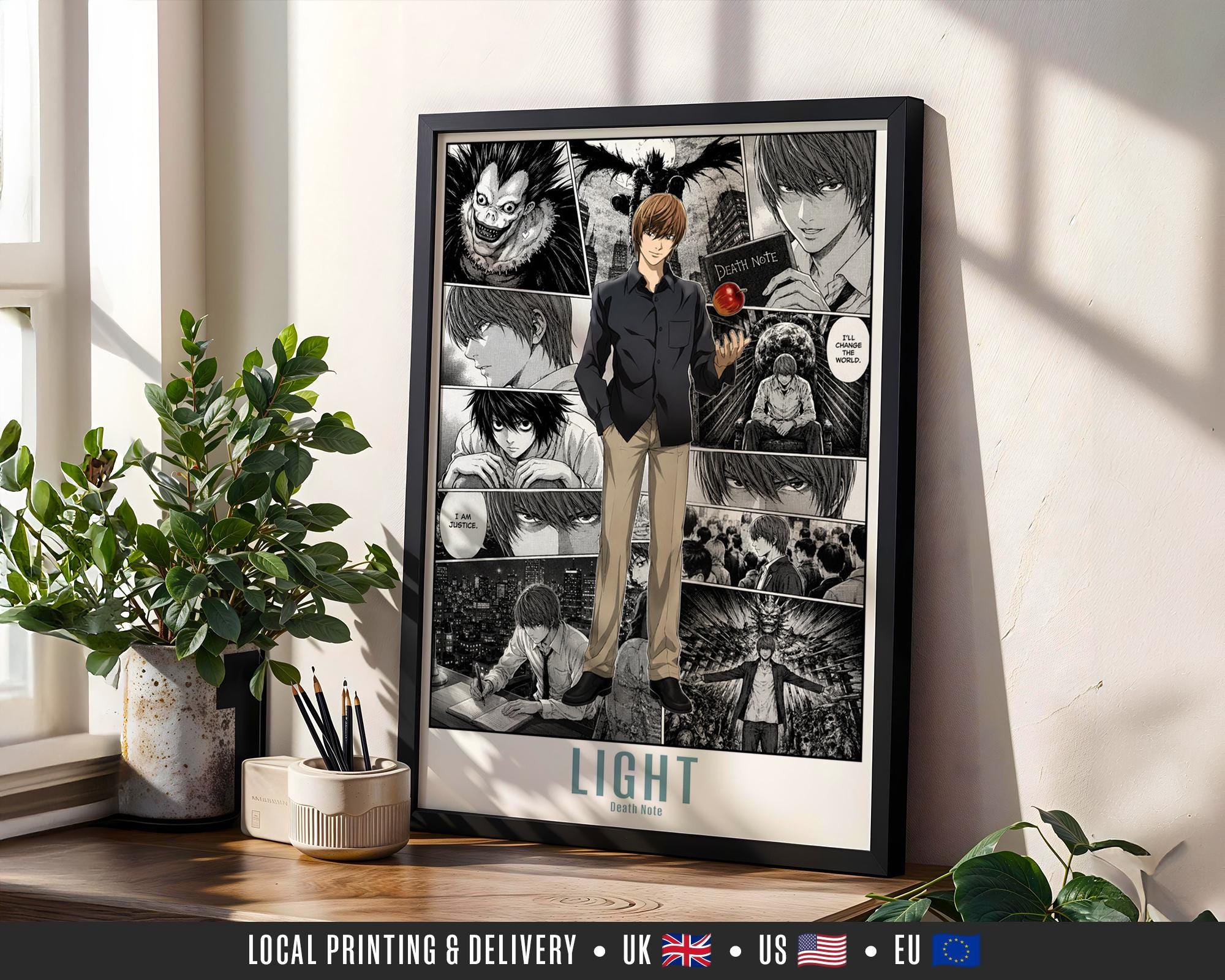 Death Note L Poster - Etsy Denmark