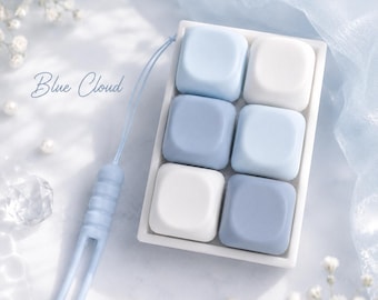 6-Key Keyboard Fidget Clicker | 2x3 MOA Keycap Desk Toy | ASMR Mechanical Switch Tester | Cute Keychain Gift