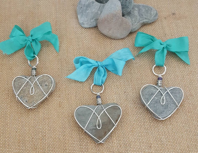 Beach Heart Keychain Car Charm Sweet Sixteen. New Home Gift Valentine Gift image 3