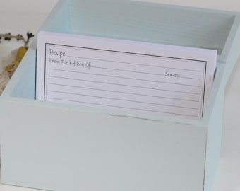 Recipe Cards ONLY White or Kraft