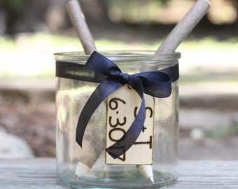 Personalized wedding Unity Tag and Ribbon only JAR NOT INCLUDED