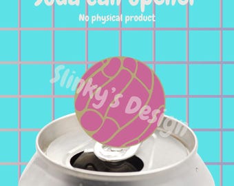 Concha Soda Can Tab Opener STL File | 3D Print Design (Digital Download)