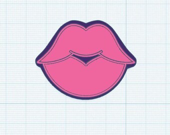 3D Print Lips Straw Topper | 8mm Standard Straw (STL File)