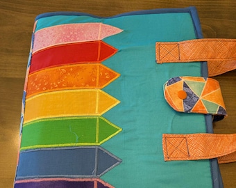 PDF pattern for Crayon Portfolio, Crayon Carrier, Child's Art Carrier