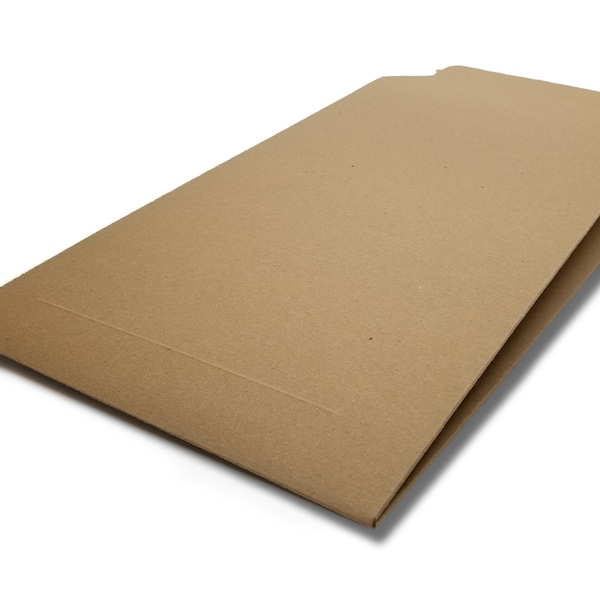 10.5" x 4" x 19" Paper Apparel Mailer Gusseted - 100% Recycled  - Bundle of 25