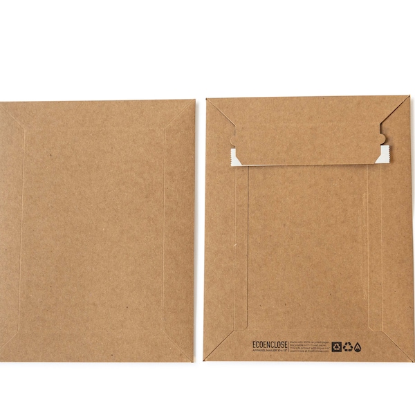 7" x 9" Paper Apparel Mailer - 100% Recycled - Bundle of 25