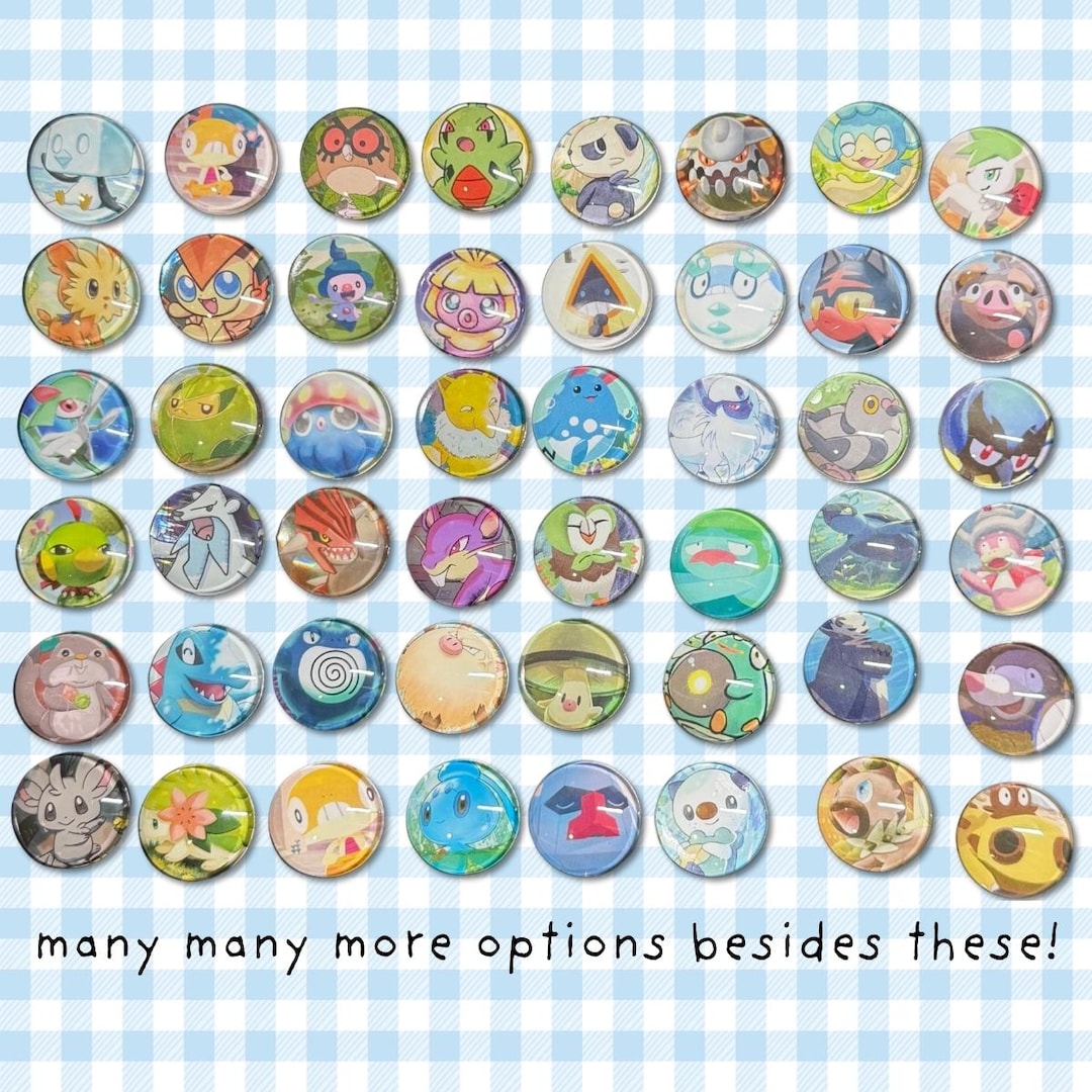 Pokemon Magnet Rings Randomized Collectible Poké Magnets - Fridge Magnets | Thoughtful Gift ...