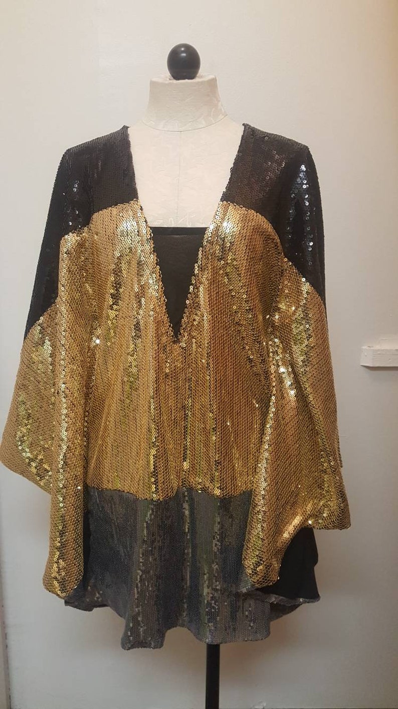 sequin caftan dress