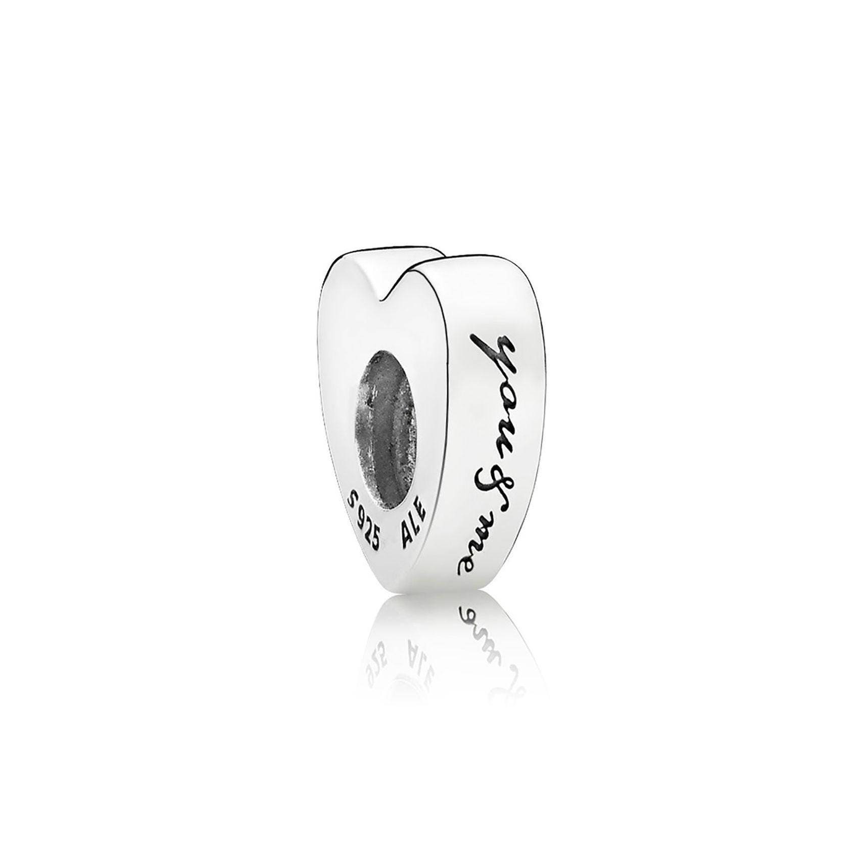 PANDORA Two Hearts 796559CZR Spacer Clear Cubic Zirconia Valentine s Day 2018 Etsy
