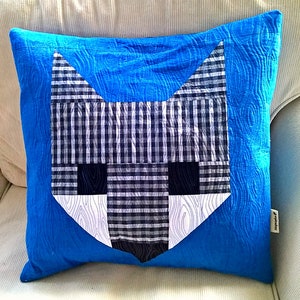 15% OFF Modern quilted pillow - decorative pillow - quilted pillow cover -