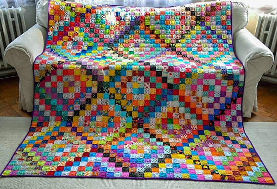 MODERN CUSTOM Scrap Patchwork Homemade QUILTS for Sale Etsy