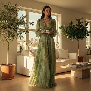 sachin and babi light blue dress Floral Mother of the Bride Outfits – Nigel Rayment Boutique main image 1