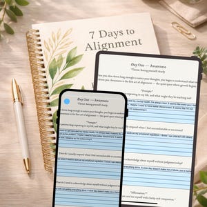 7 Days to Alignment- A Guided Journal for Faith, Clarity & Growth