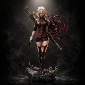 Seras Victoria Hellsing STL File, 3D Print Figurine