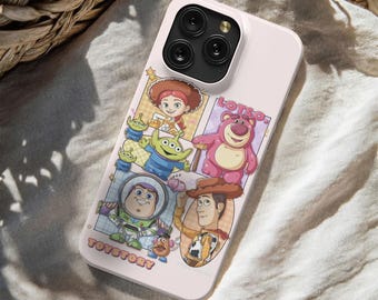 Toy Story Phone Case: Woody Buzz Jessie Lotso Collage Magsafe Case for iPhone 17 16 15 14 13 12 11 Pro Max Samsung S25 S24
