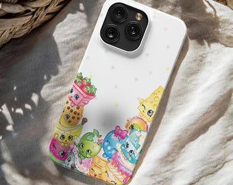 Kawaii Food Characters Phone Case Cute Cartoon Snacks & Stars Magsafe Case for iPhone 17 16 15 14 13 12 11 Pro Max, Samsung S25 S24 Ultra