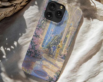 Star Wars Droids Phone Case: R2-D2 C-3PO Fantasy Garden Magsafe Case for iPhone 17 16 15 14 13 12 11 Pro Max Samsung S25 S24