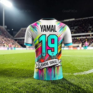 Lamine Yamal 19 Jersey - Etsy