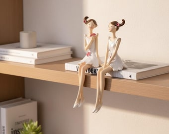 Resin Angel Fairy Figurines Set, Modern Nordic Decor, Wedding Gift