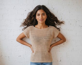 Summer Mesh Cardigan Crochet Pattern PDF | Lightweight Beach Cover-Up for Women Sizes 40–60" | Beginner Friendly Digital Download